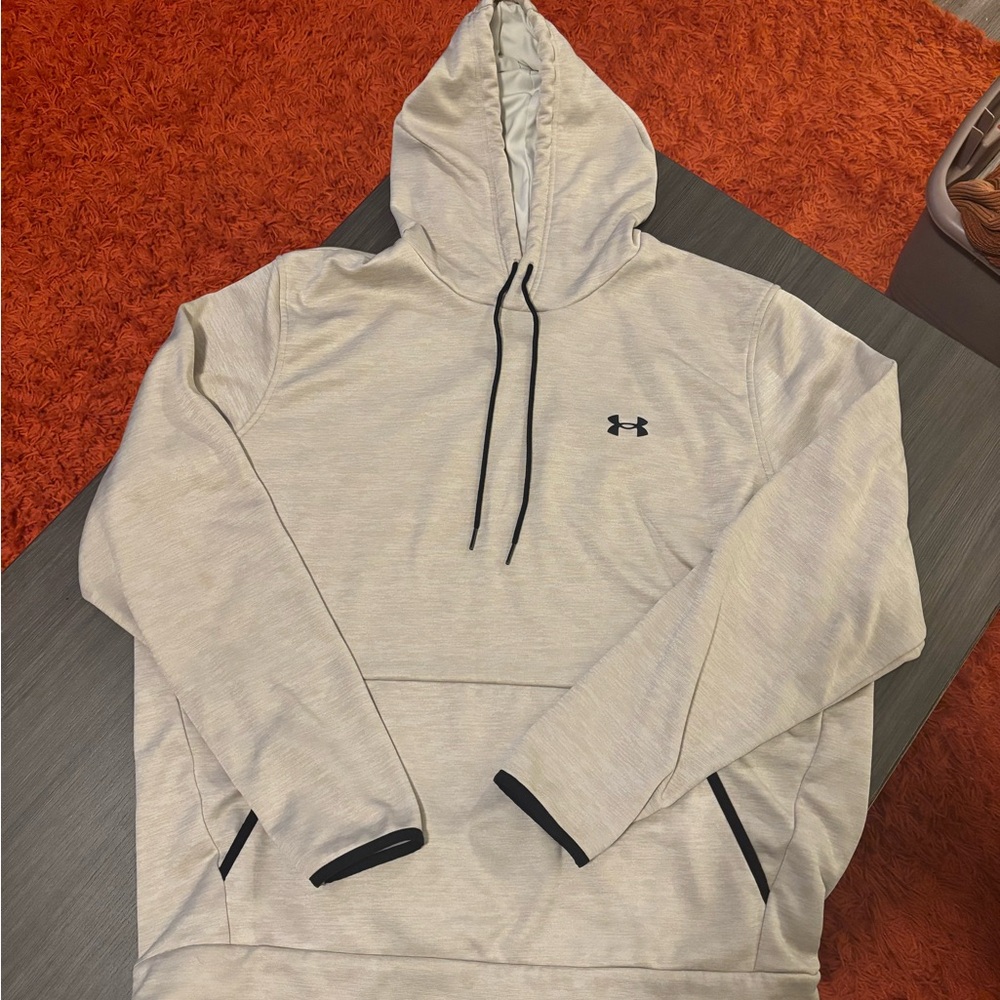 NWOT Under Armour Men's Beige Hoodie